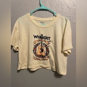 Wrangler cropped tee